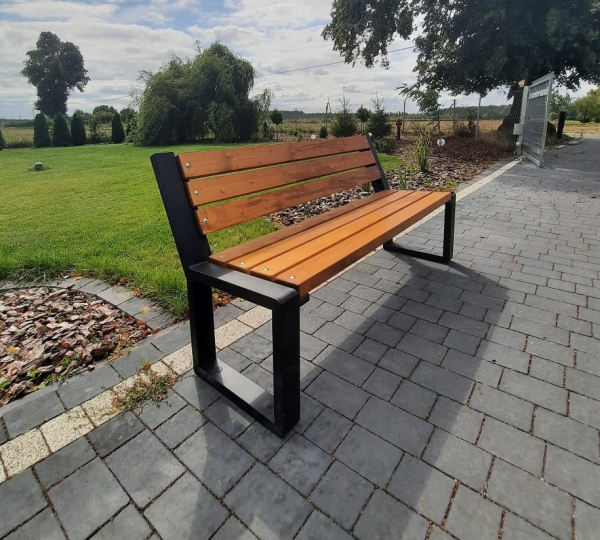 Lavička Fres s opěradlem, délka 175 cm