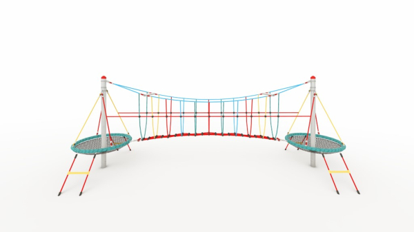 Kombinace věže a obloukového mostu