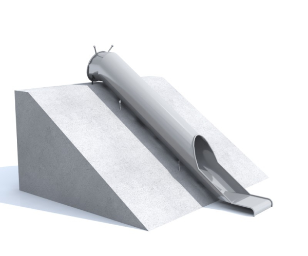 Tobogán TUBO výška 2,5 m