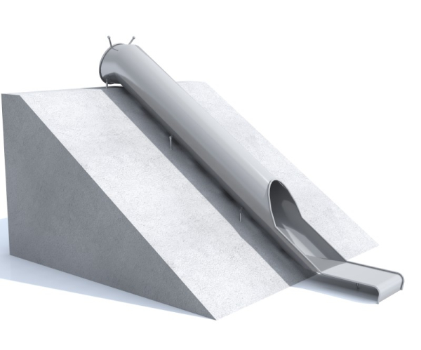 Tobogán TUBO výška 3 m