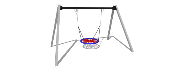 Závěsná houpačka hnízdo do 1,5m 
