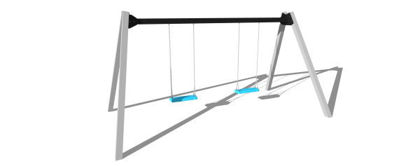 Závěsná houpačka dvojitá do 1m 