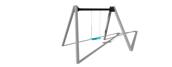 Závěsná houpačka jednomístná do 1m 