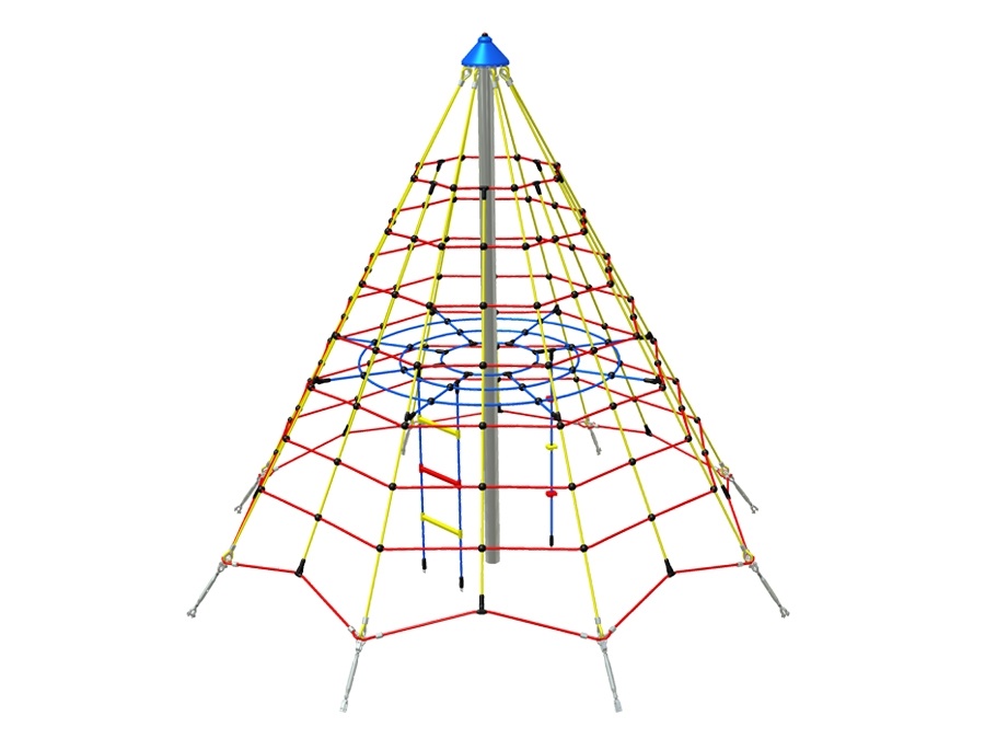Lanová pyramida - výška 3,57m